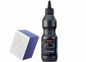 ADBL-Glass-Polish-200ml-+-ADBL-Glass-Cube---zestaw-do-ręcznego-polerowania-szyb-i-czyszczenia-z-osadów