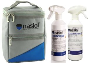 Nasiol zestaw z torbą
